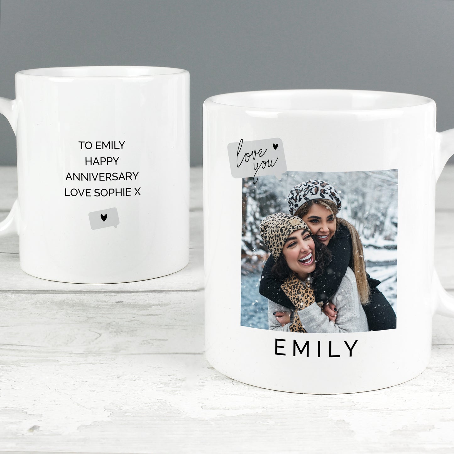 Personalised Love You Snapshot Photo Upload Mug - image 6