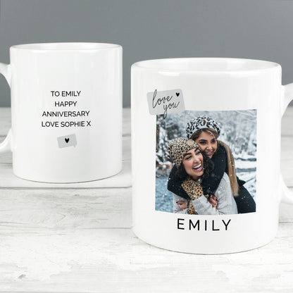 Personalised Love You Snapshot Photo Upload Mug - image 6