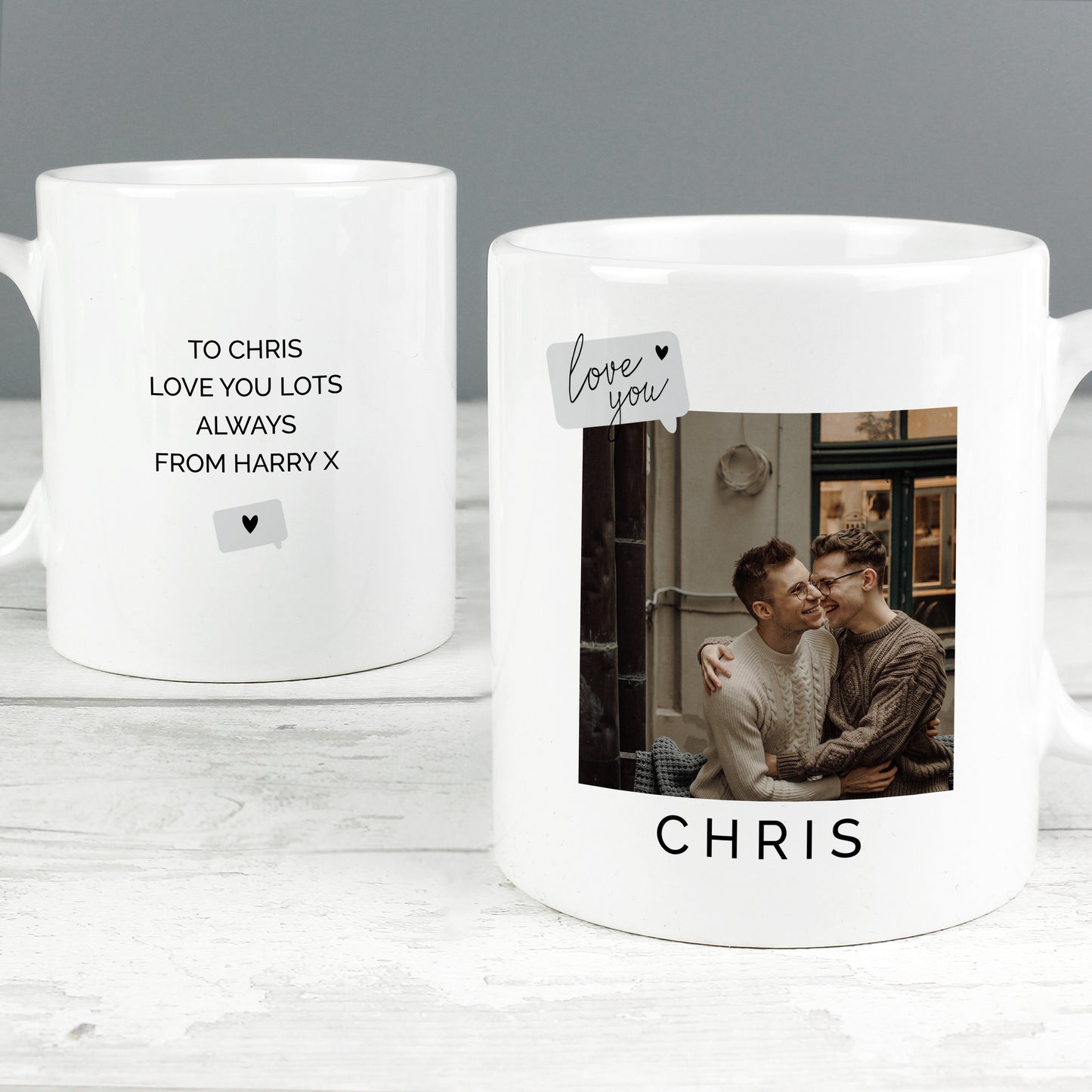 Personalised Love You Snapshot Photo Upload Mug - image 7