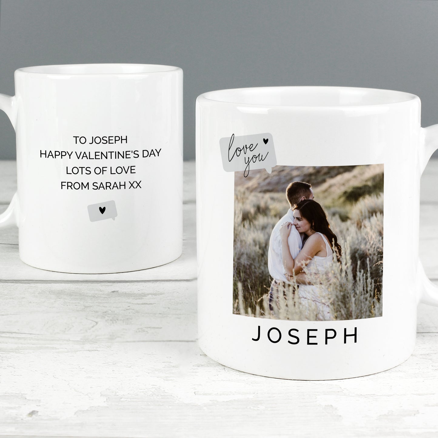 Personalised Love You Snapshot Photo Upload Mug - image 8