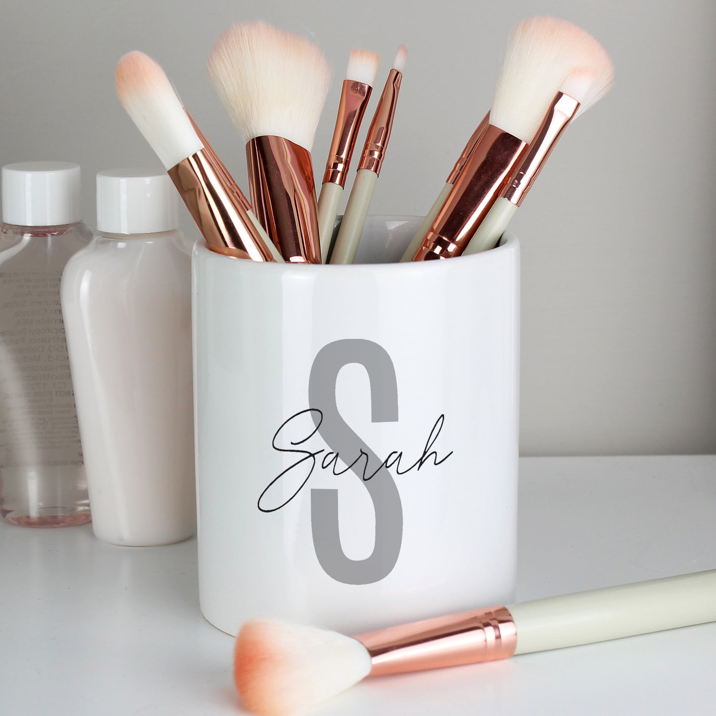 Personalised Initial & Name Ceramic Storage Pot from Heartfelt Gifts
