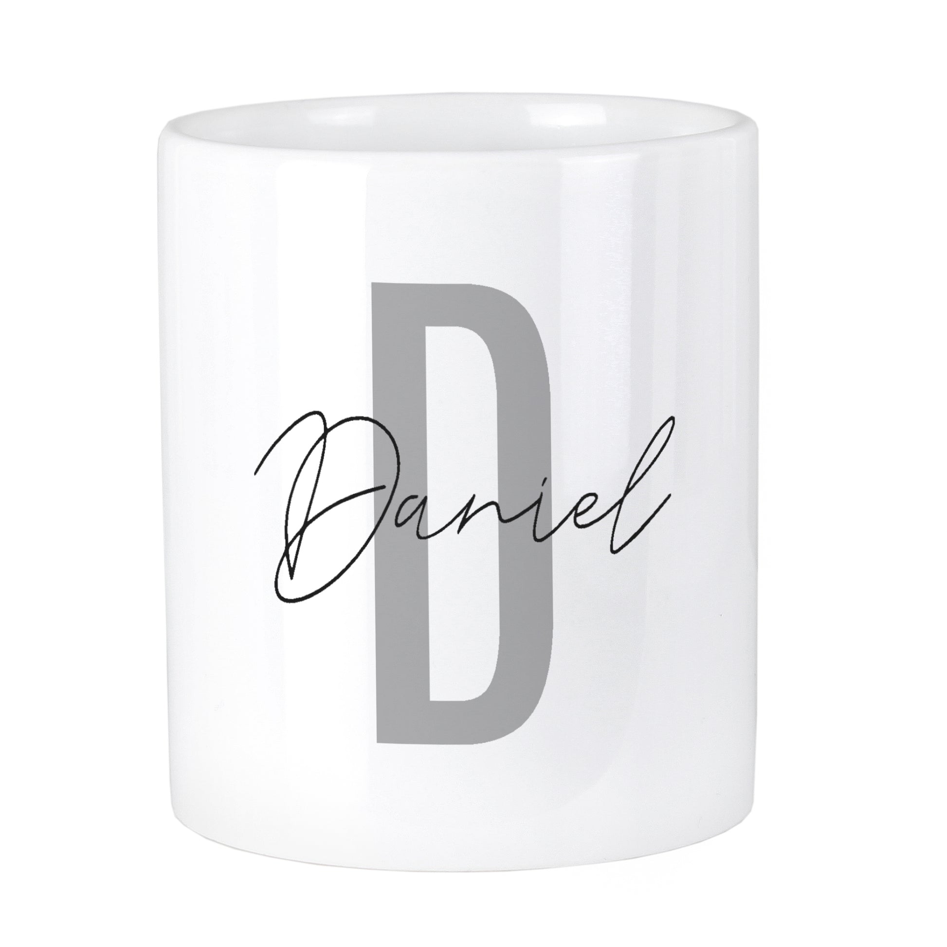 Personalised Initial & Name Ceramic Storage Pot - image 2