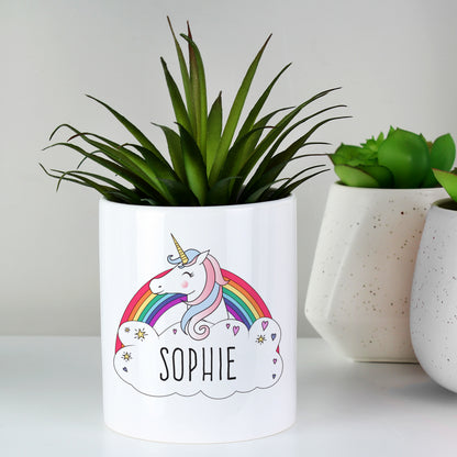 Personalised Unicorn Ceramic Storage Pot - image 3