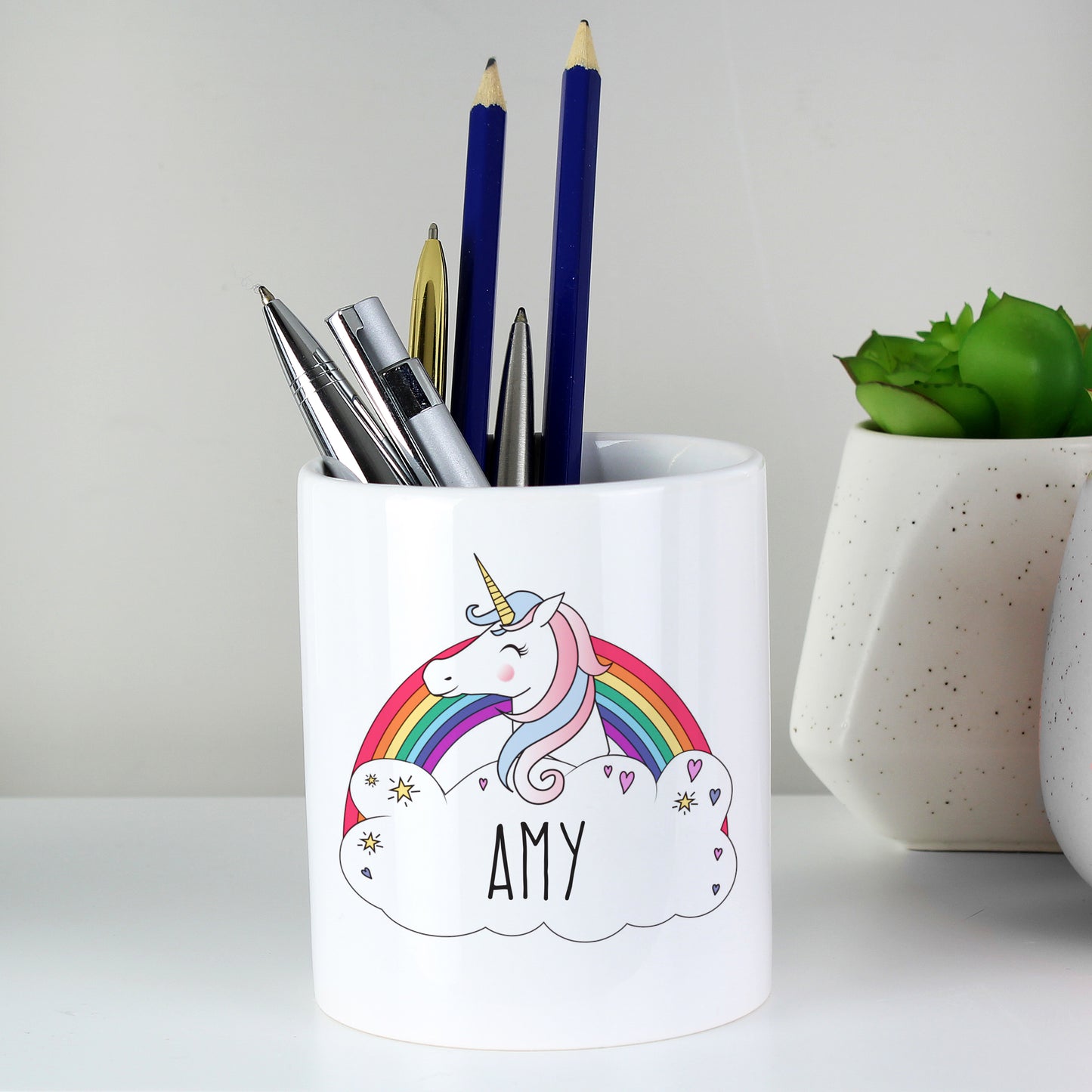 Personalised Unicorn Ceramic Storage Pot - image 4