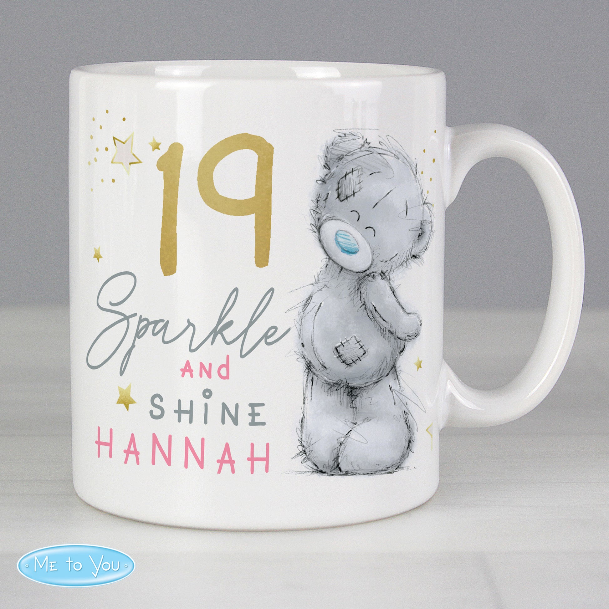 Personalised Me To You Sparkle & Shine Birthday Mug from Heartfelt Gifts