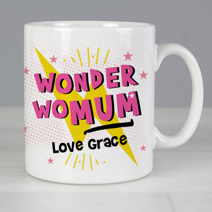 Personalised Wonder WoMum Mug from Heartfelt Gifts