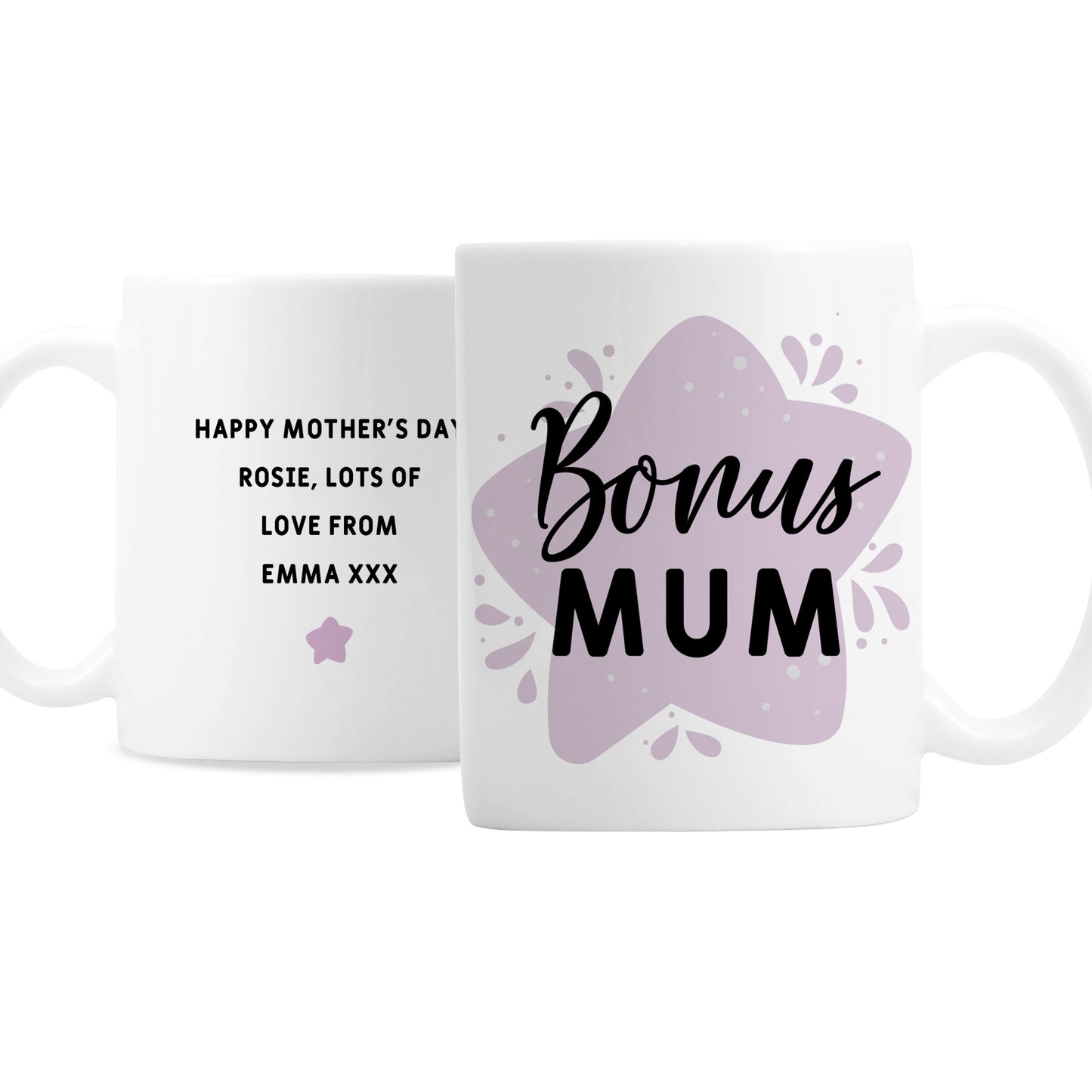 Personalised To My Bonus Mum Mug - image 2