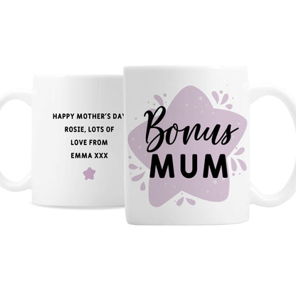 Personalised To My Bonus Mum Mug - image 2