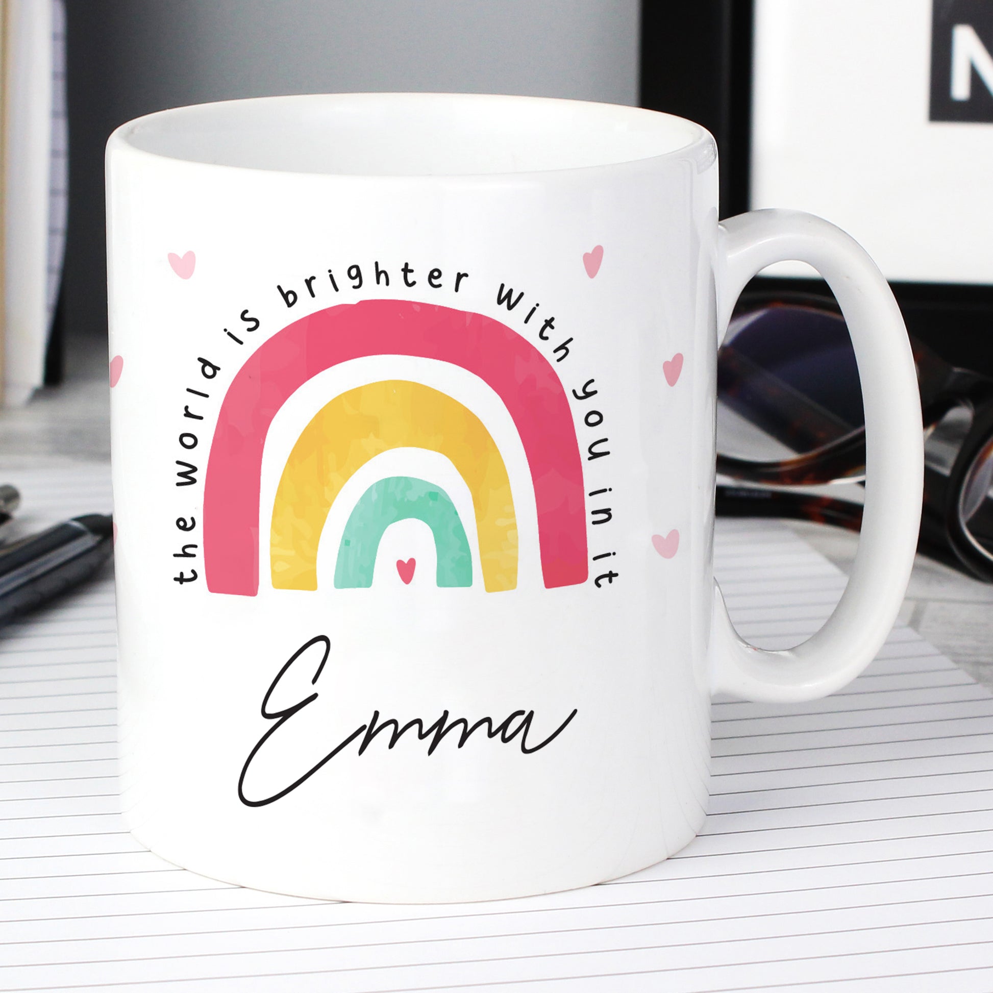 Personalised You Make The World Brighter Mug - image 4