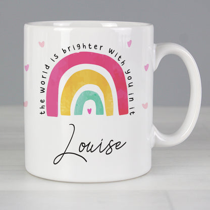 Personalised You Make The World Brighter Mug - image 5