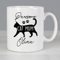 Personalised Pawsome Cat Mum Mug from Heartfelt Gifts