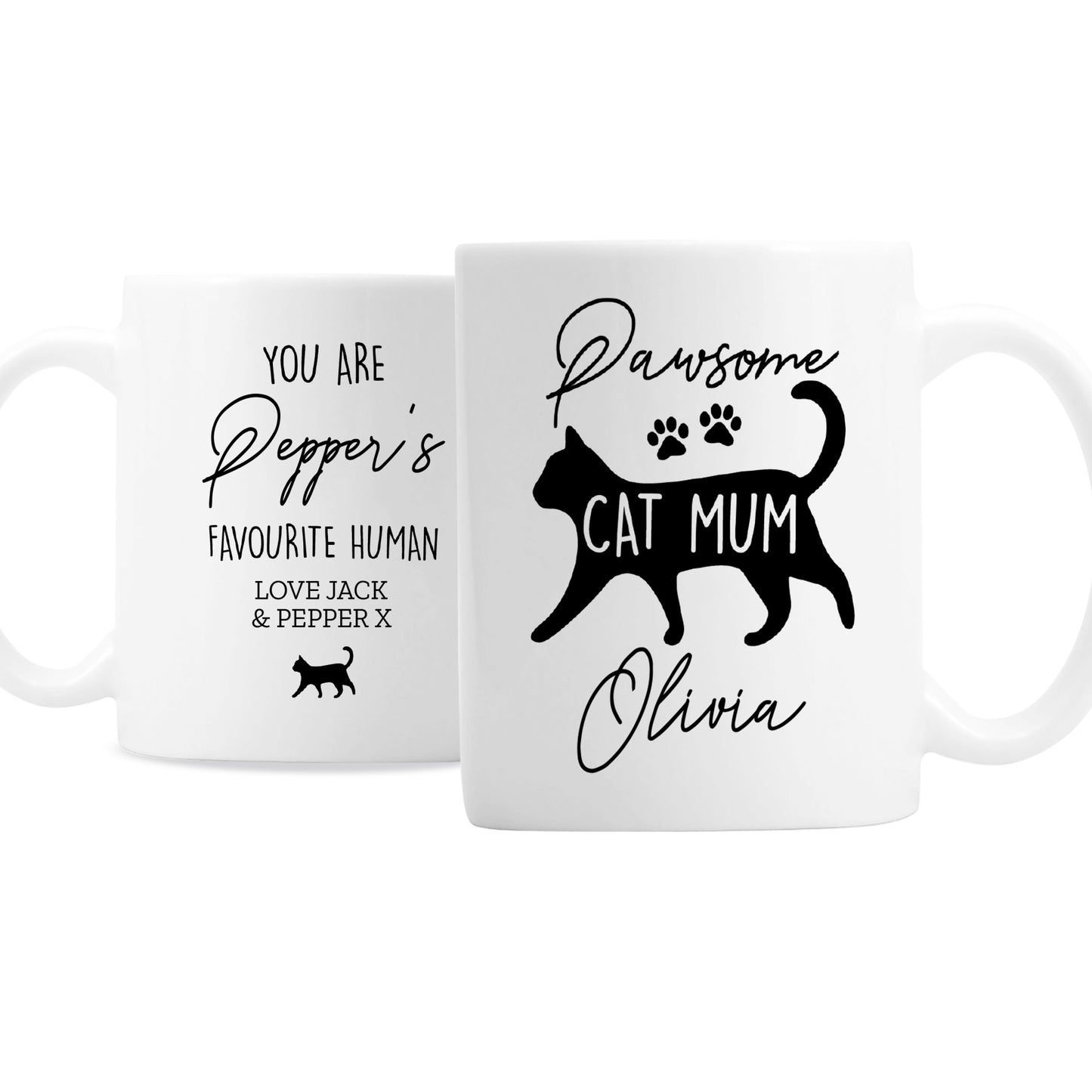 Personalised Pawsome Cat Mum Mug - image 2