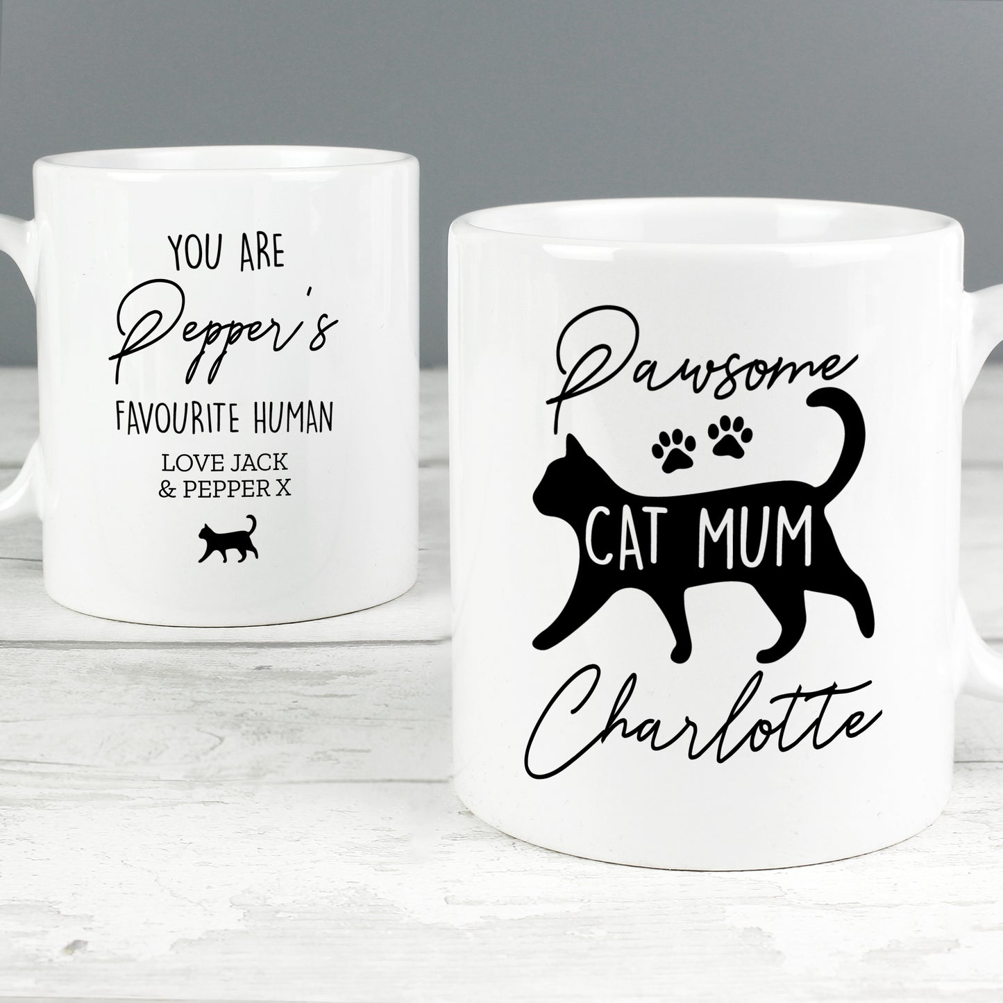 Personalised Pawsome Cat Mum Mug - image 4