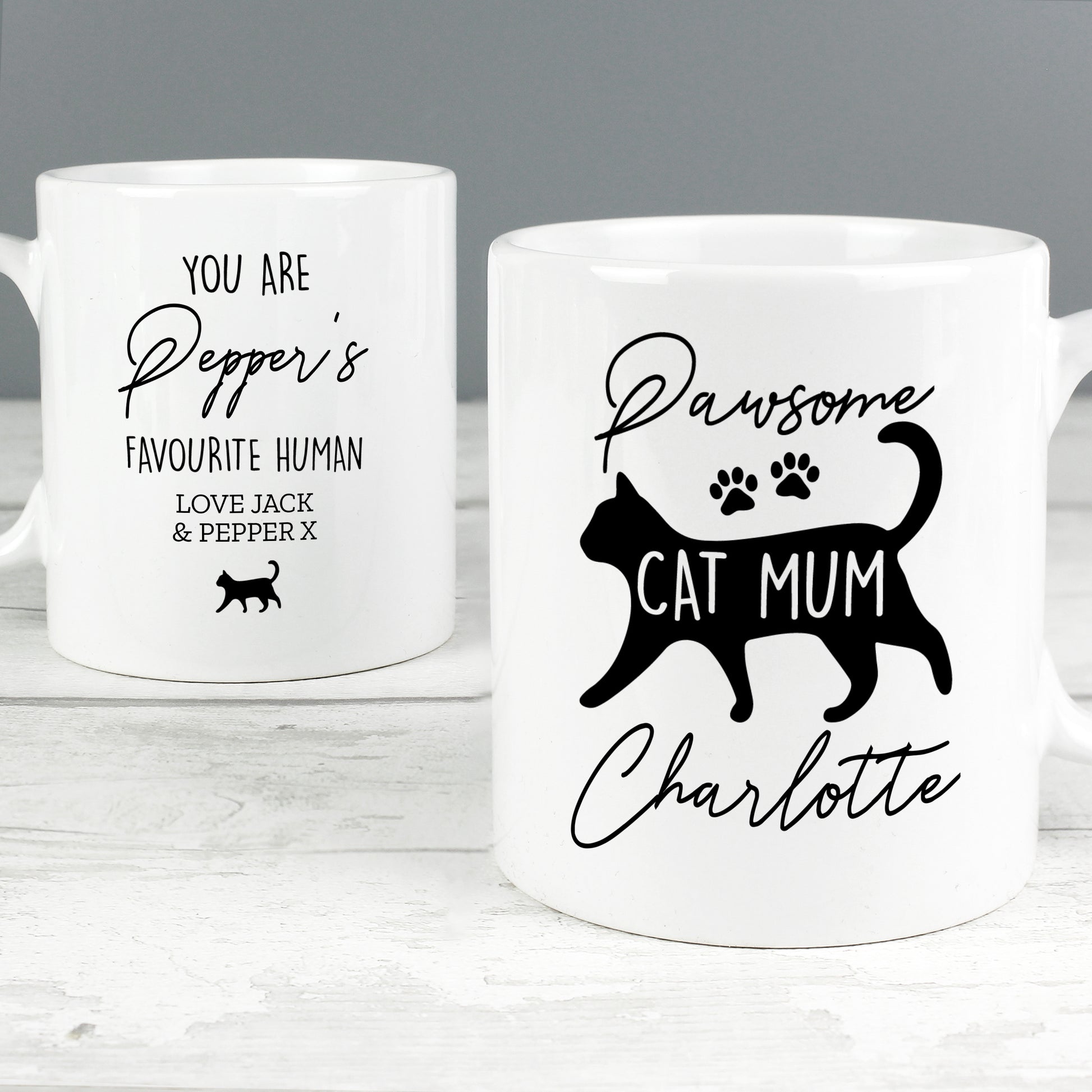 Personalised Pawsome Cat Mum Mug - image 4