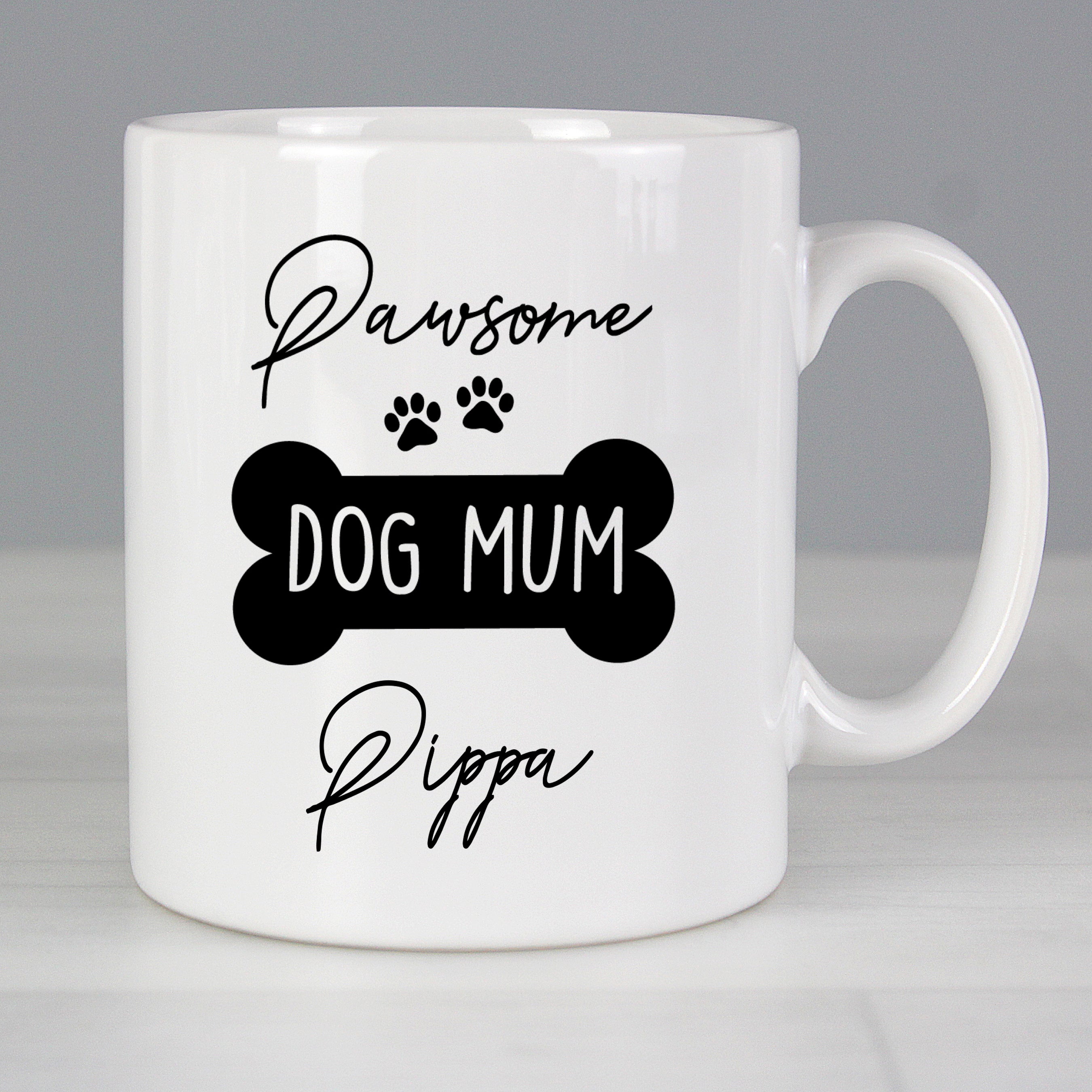 Personalised Pawsome Dog Mum Mug from Heartfelt Gifts