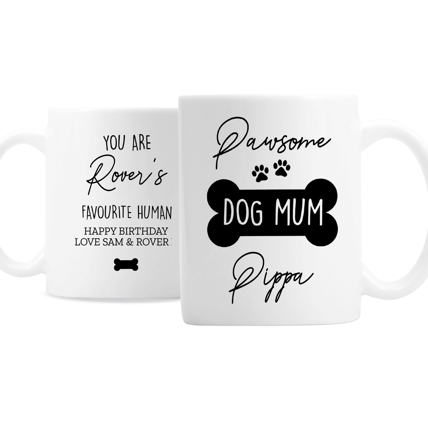 Personalised Pawsome Dog Mum Mug - image 2