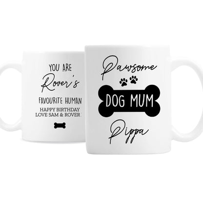 Personalised Pawsome Dog Mum Mug - image 2