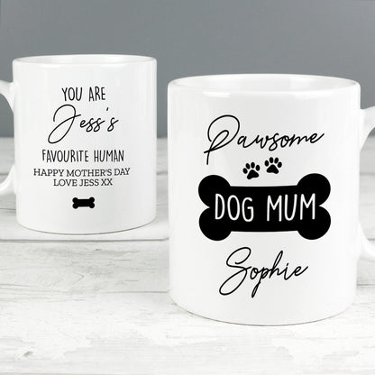 Personalised Pawsome Dog Mum Mug - image 4