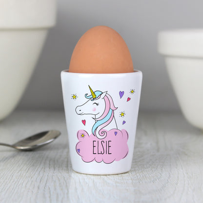Personalised Unicorn Egg Cup - image 5