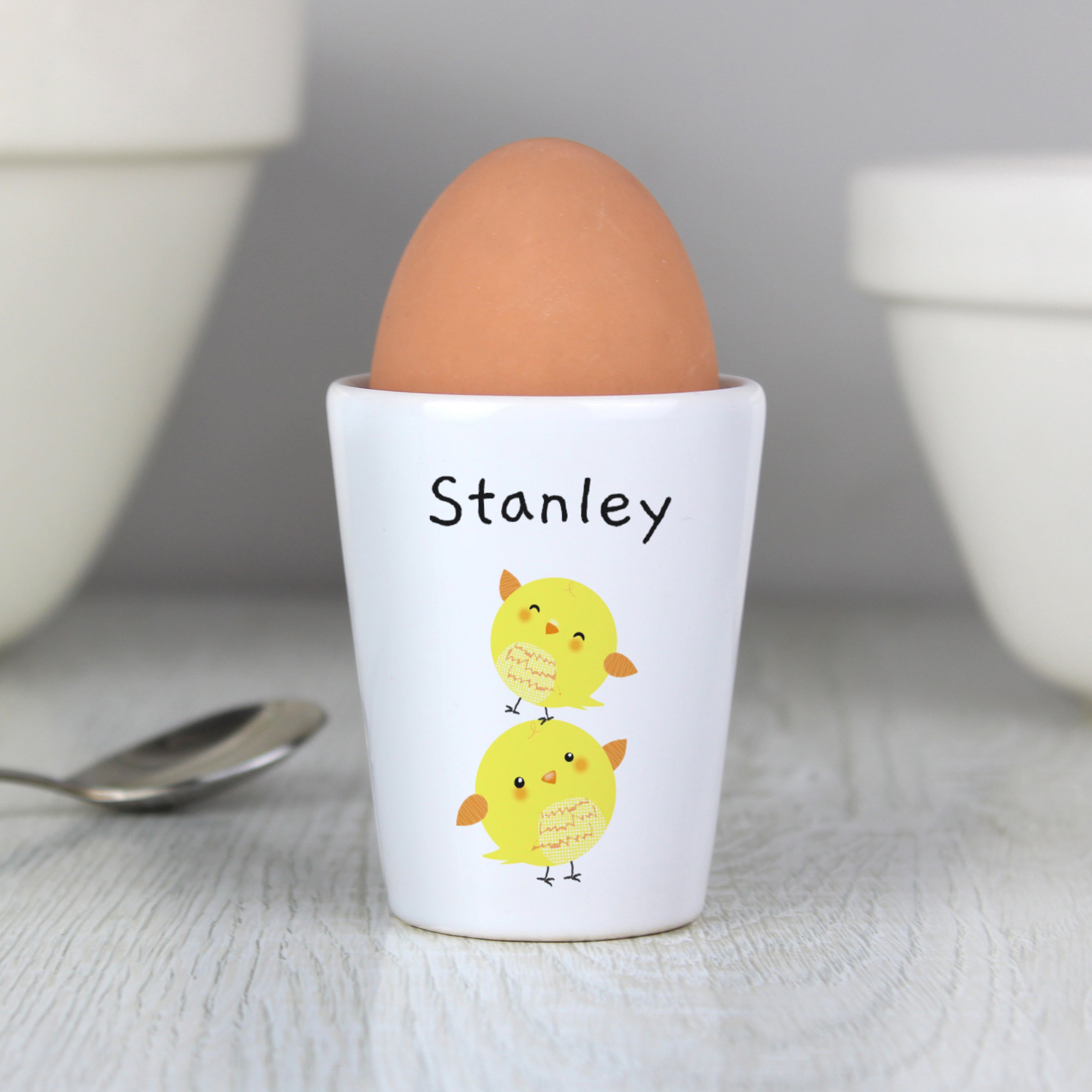 Personalised Easter Chicks Egg Cup from Heartfelt Gifts