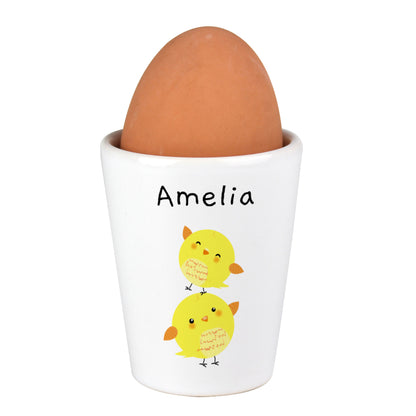 Personalised Easter Chicks Egg Cup - image 6
