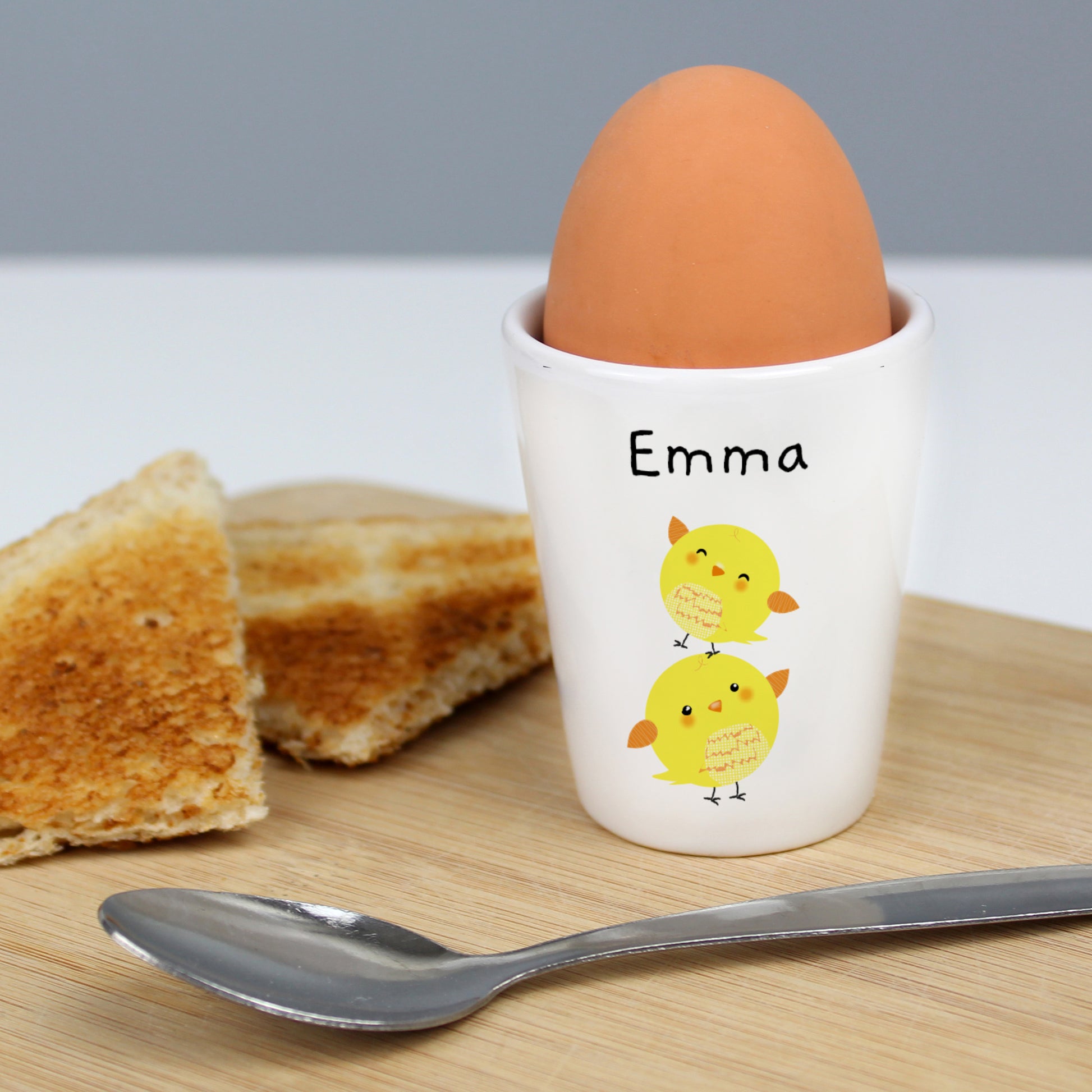 Personalised Easter Chicks Egg Cup - image 8