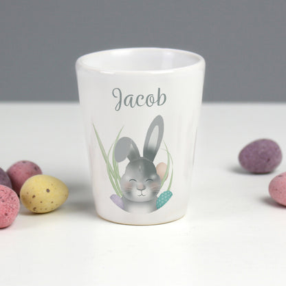 Personalised Grey Easter Bunny Egg Cup - image 7