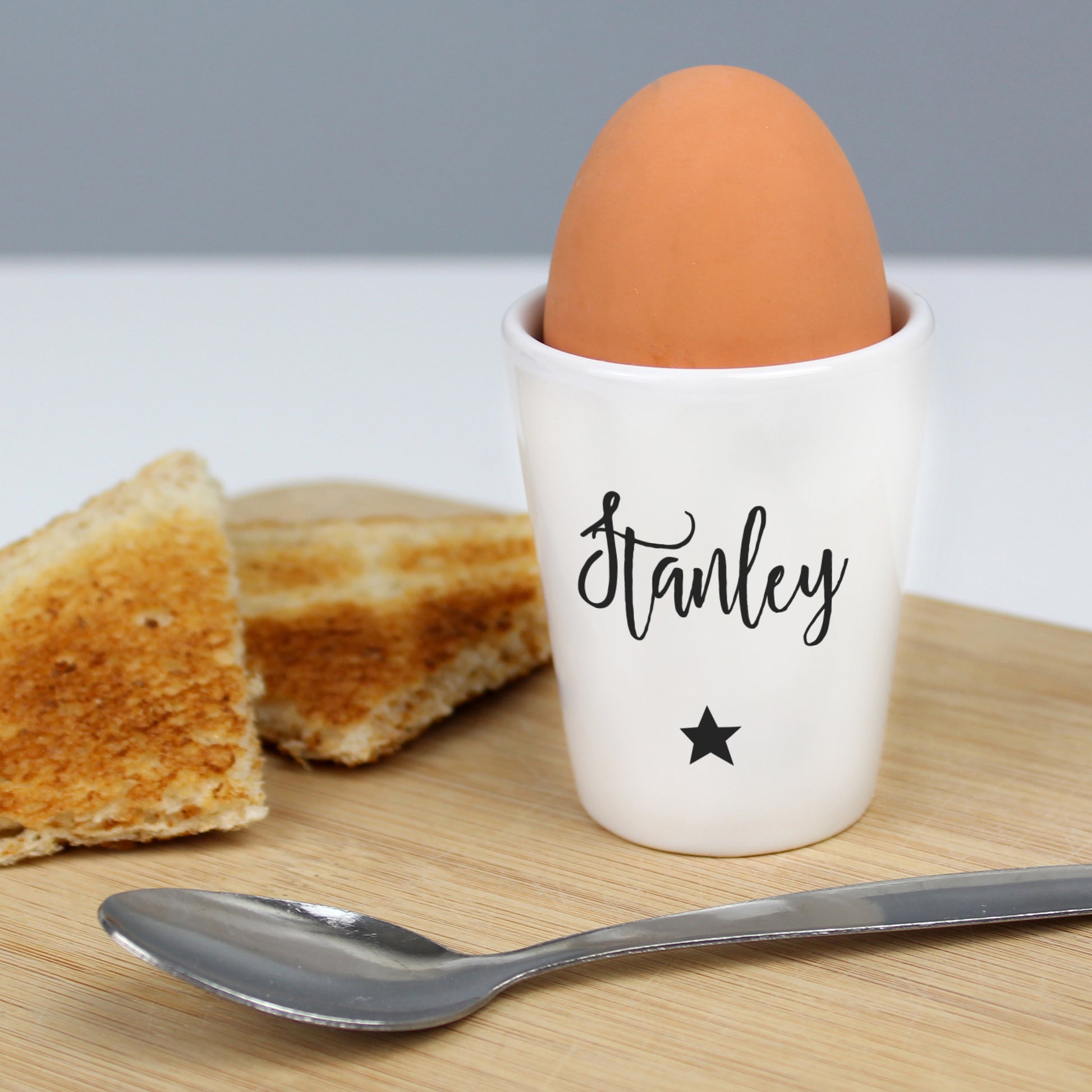 Personalised Star Name Only Egg Cup from Heartfelt Gifts