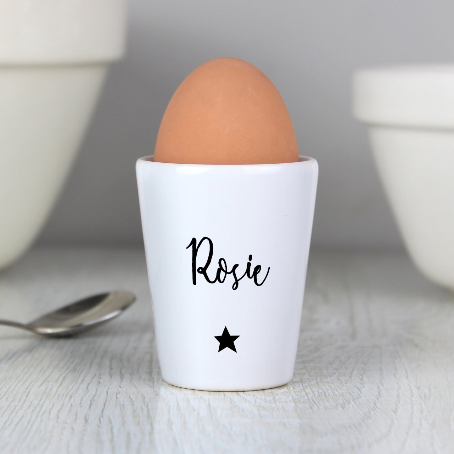 Personalised Star Name Only Egg Cup - image 8