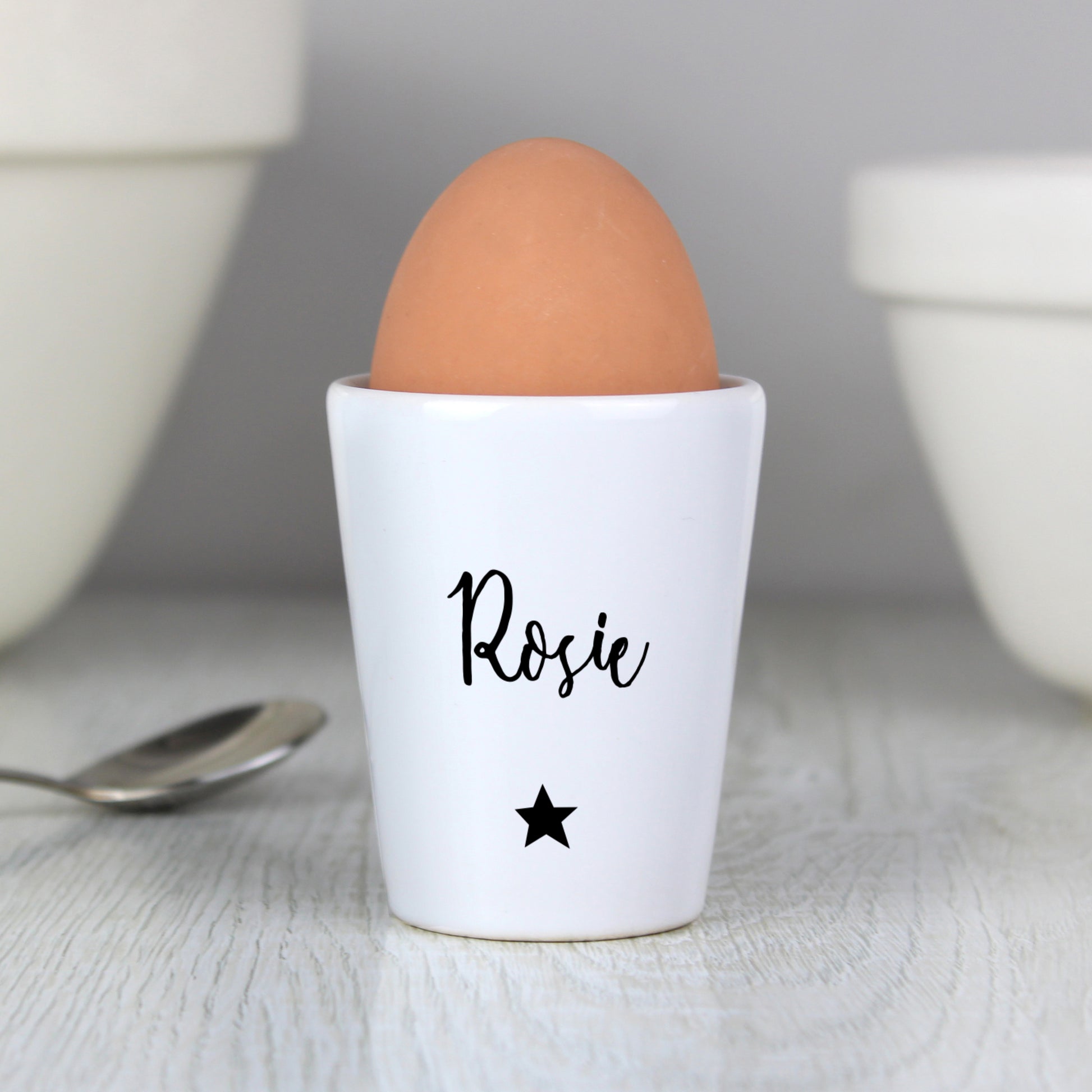 Personalised Star Name Only Egg Cup - image 8