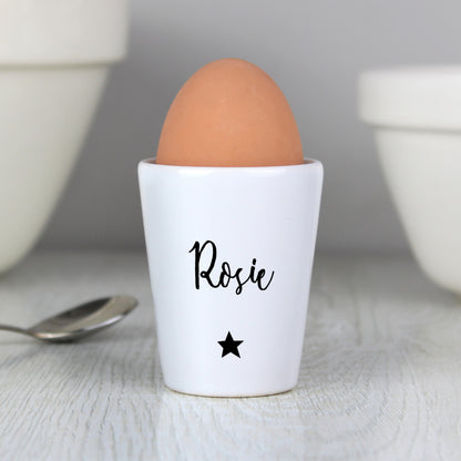Personalised Star Name Only Egg Cup - image 8