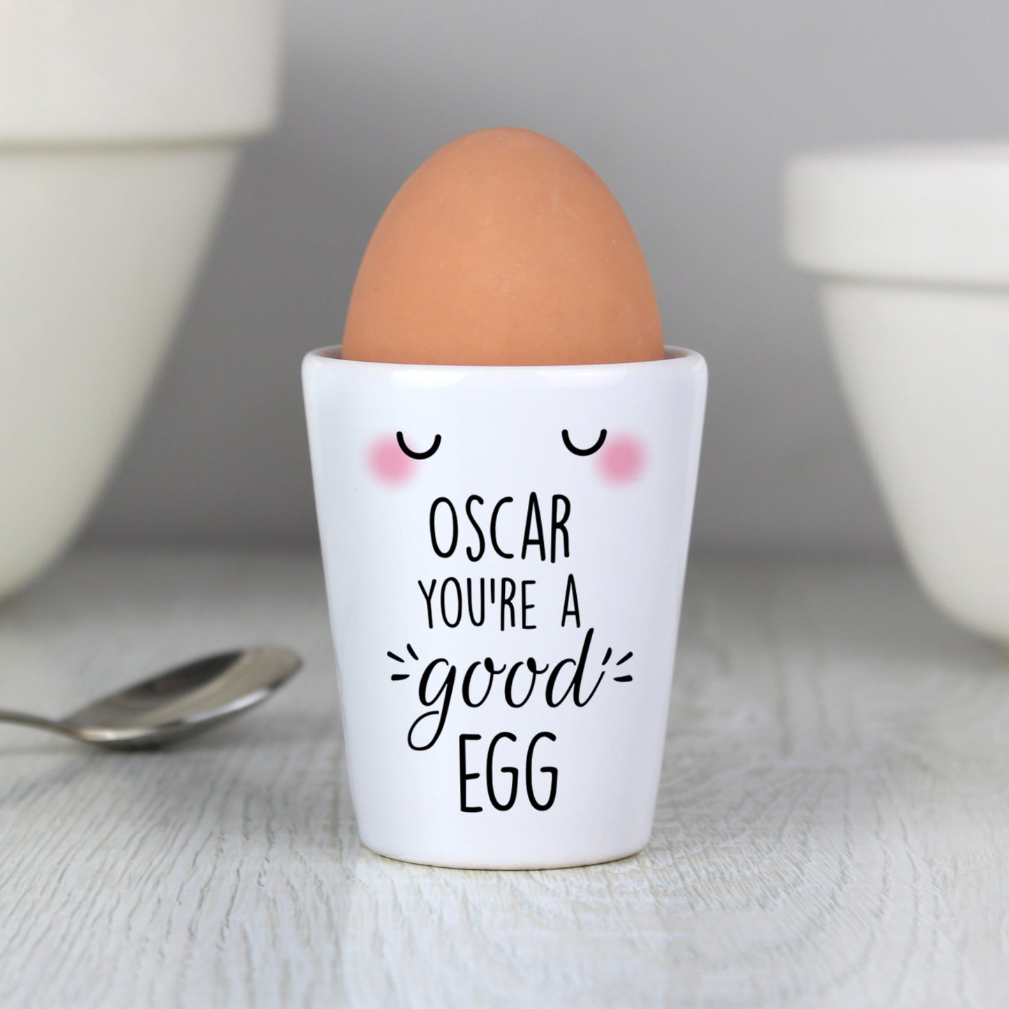 Personalised You're A Good Egg Cup from Heartfelt Gifts