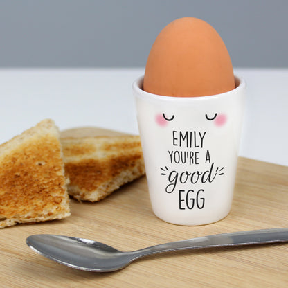 Personalised You're A Good Egg Cup - image 8
