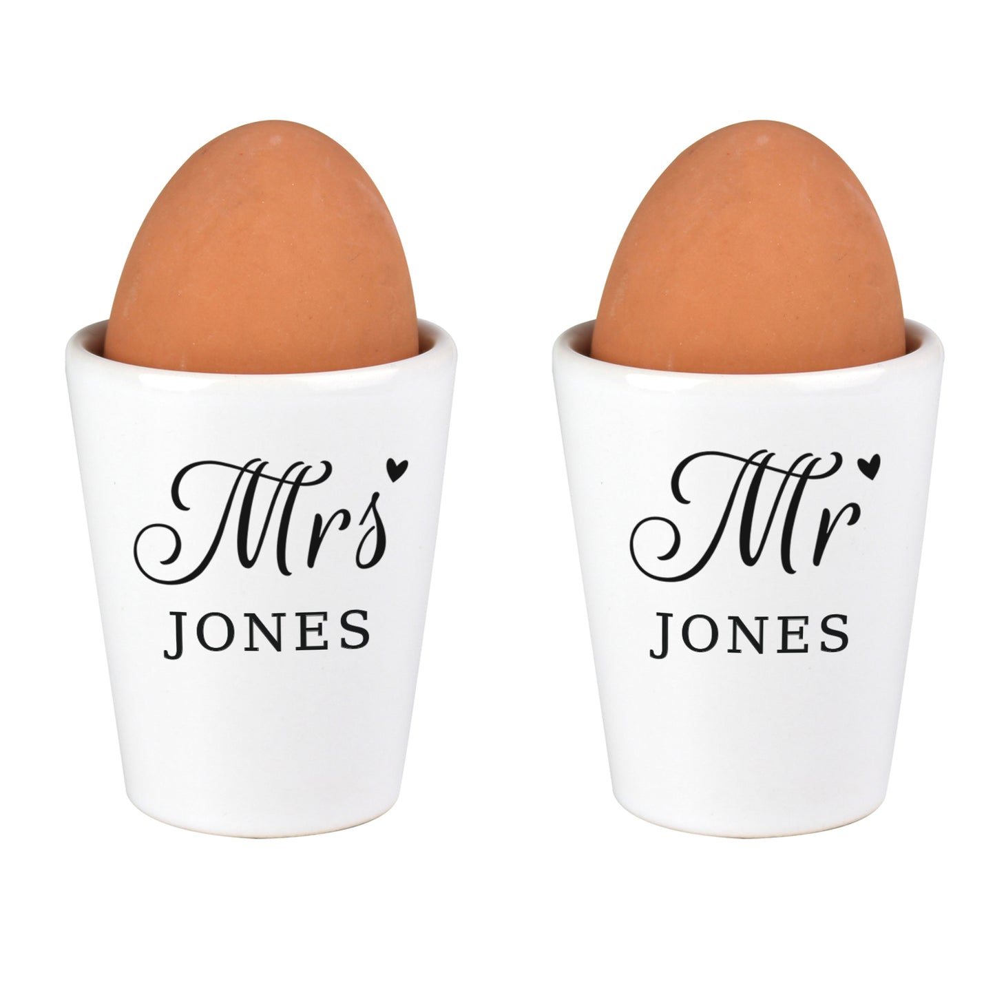 Personalised Mr & Mrs Egg Cups - image 6