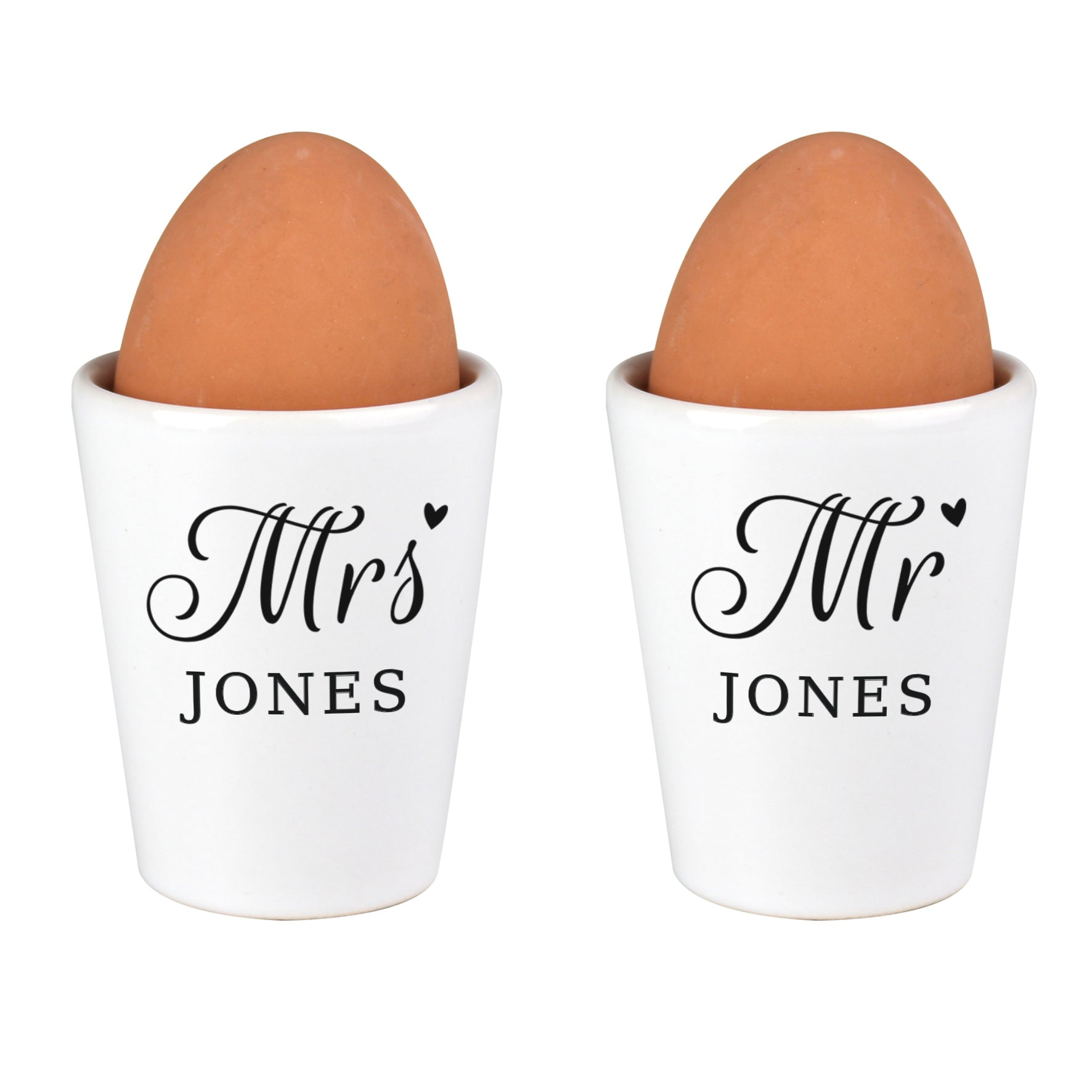 Personalised Mr & Mrs Egg Cups - image 6
