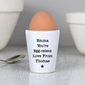 Personalised Star Free Text Egg Cup from Heartfelt Gifts