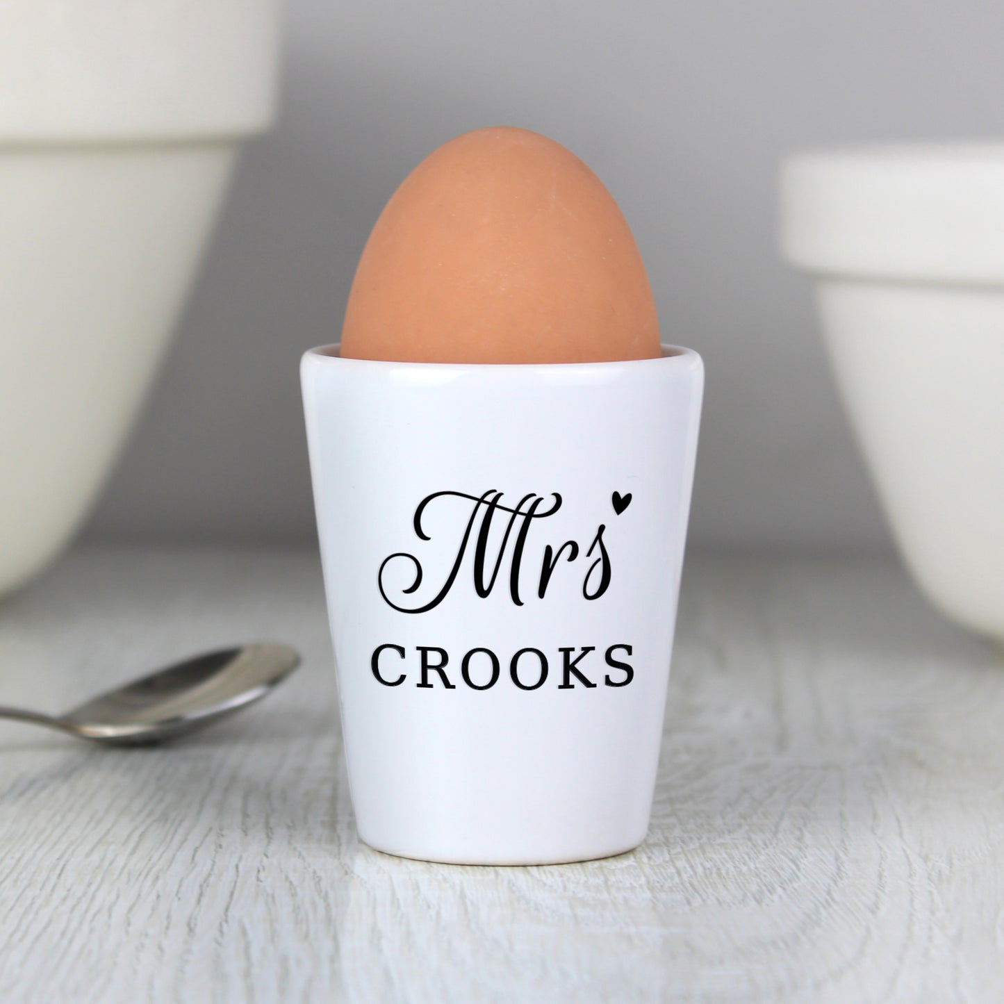 Personalised Mrs Egg Cup - image 5