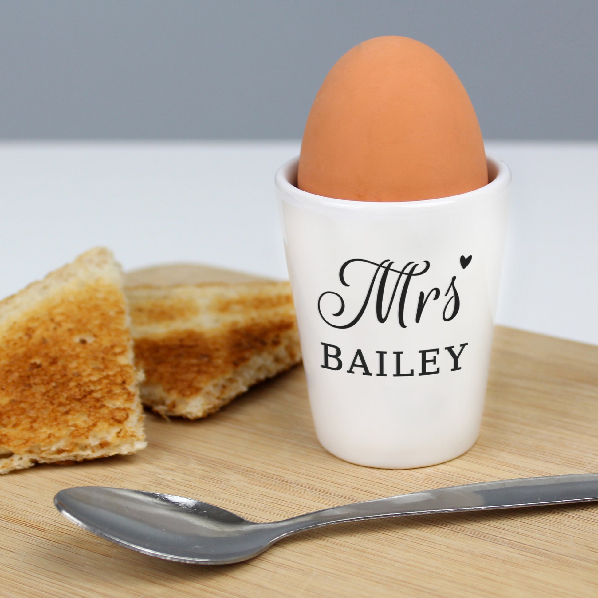 Personalised Mrs Egg Cup - image 7