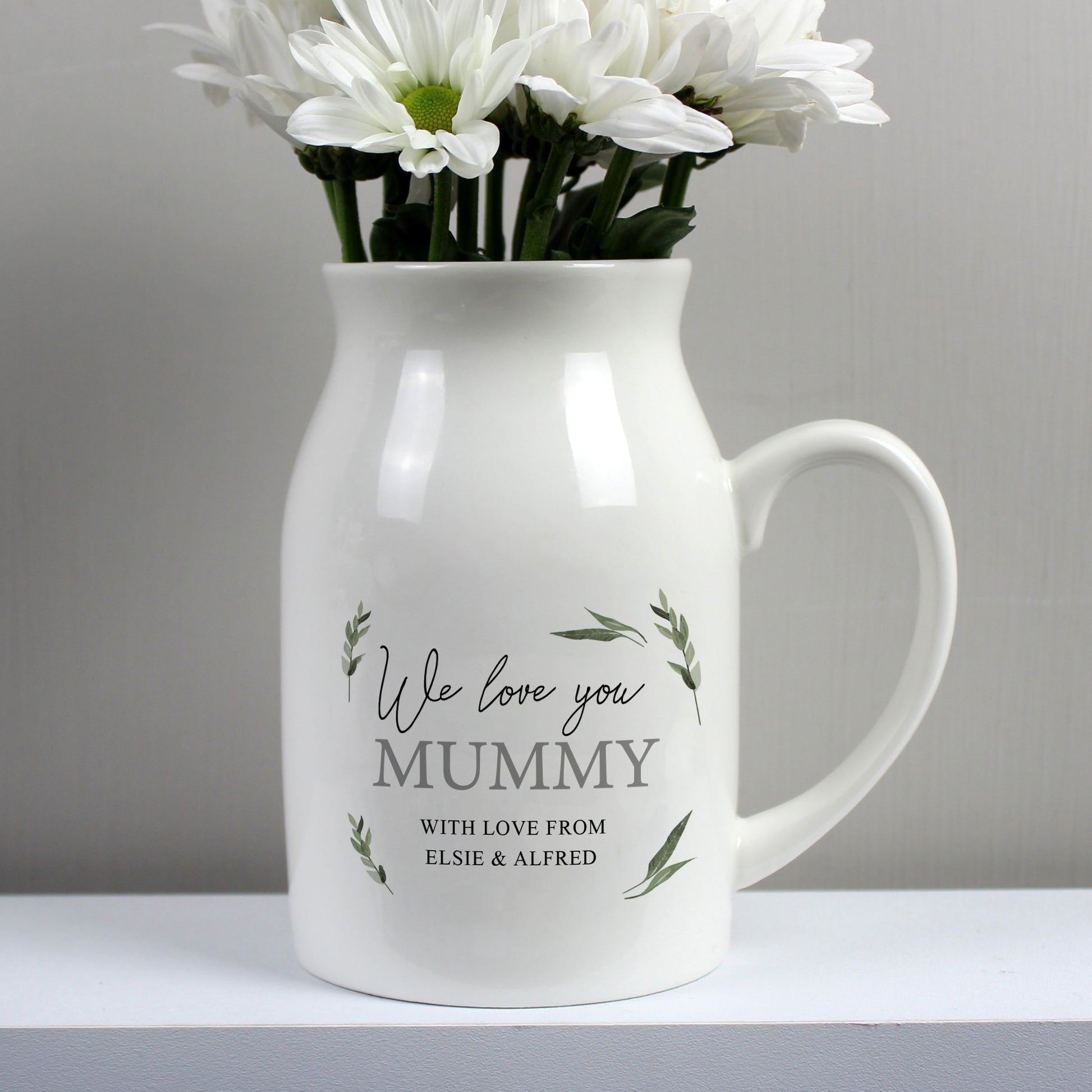 Personalised Botanical Flower Jug Vase - image 3