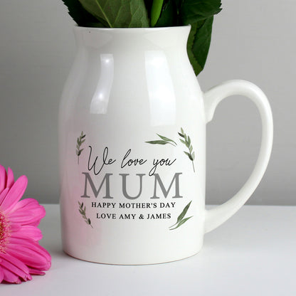 Personalised Botanical Flower Jug Vase - image 4