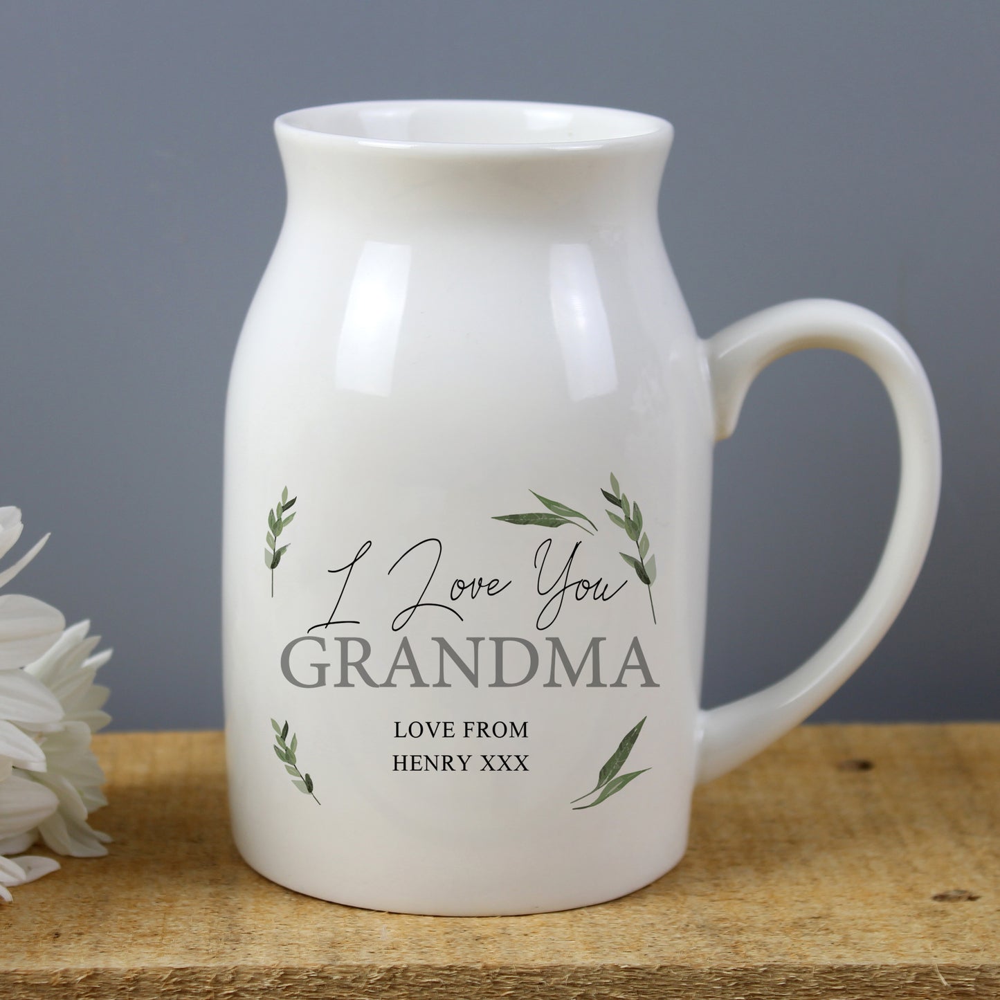 Personalised Botanical Flower Jug Vase - image 6
