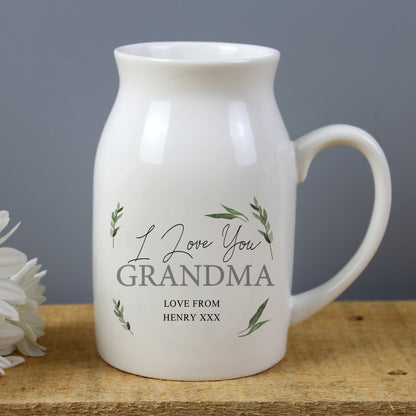 Personalised Botanical Flower Jug Vase - image 6