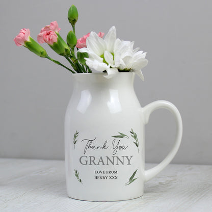 Personalised Botanical Flower Jug Vase - image 7