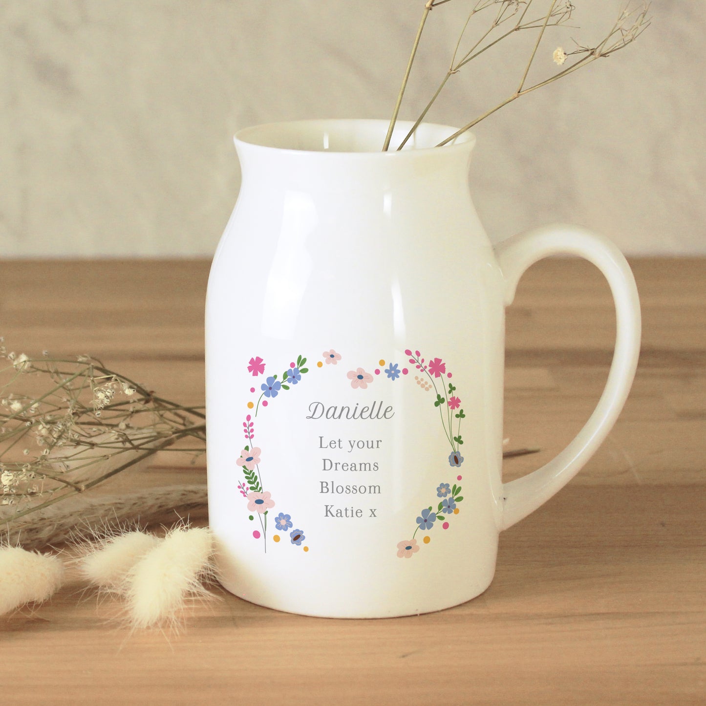 Personalised Floral Flower Jug - image 4