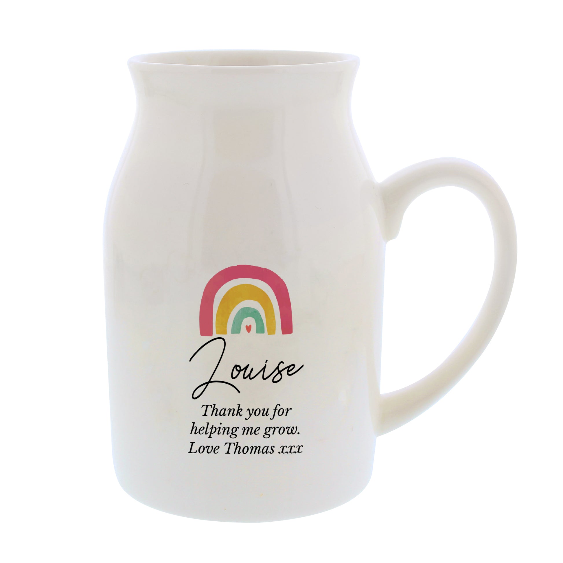 Personalised Rainbow Flower Jug Vase - image 5
