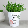 Personalised Abstract Pattern Plant Pot from Heartfelt Gifts