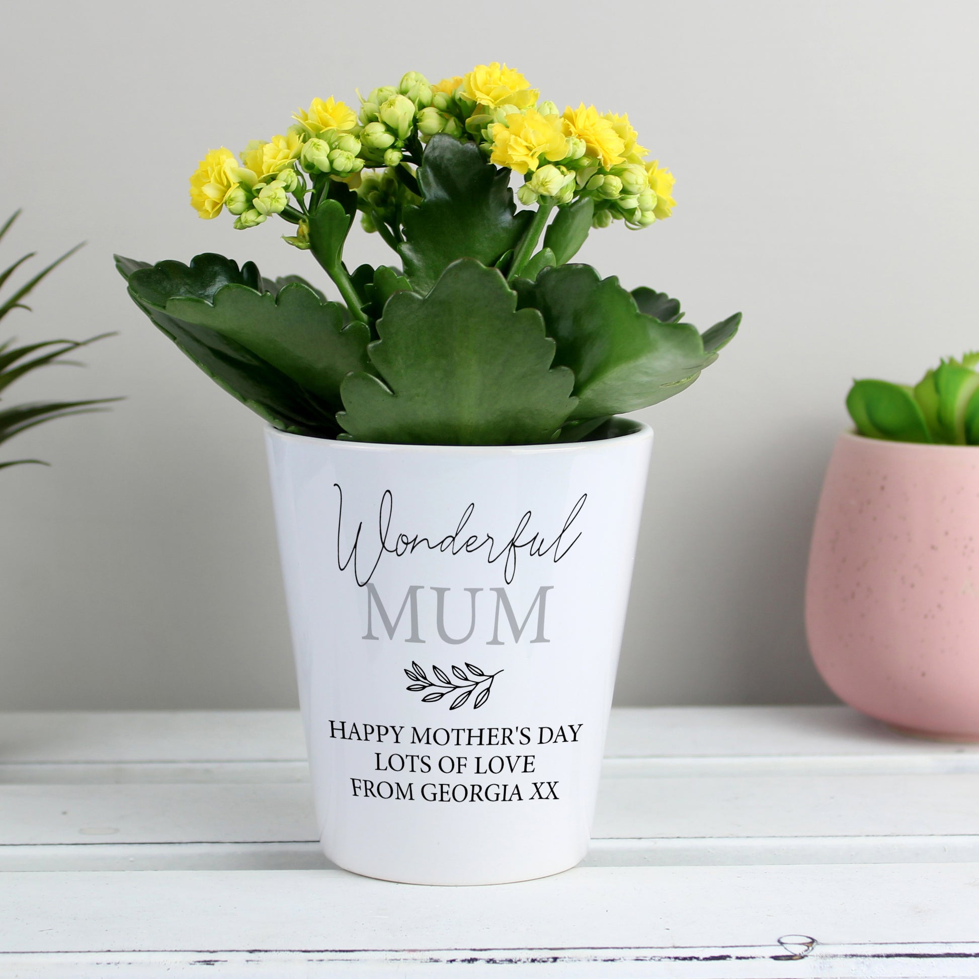 Personalised Free Text Plant Pot from Heartfelt Gifts