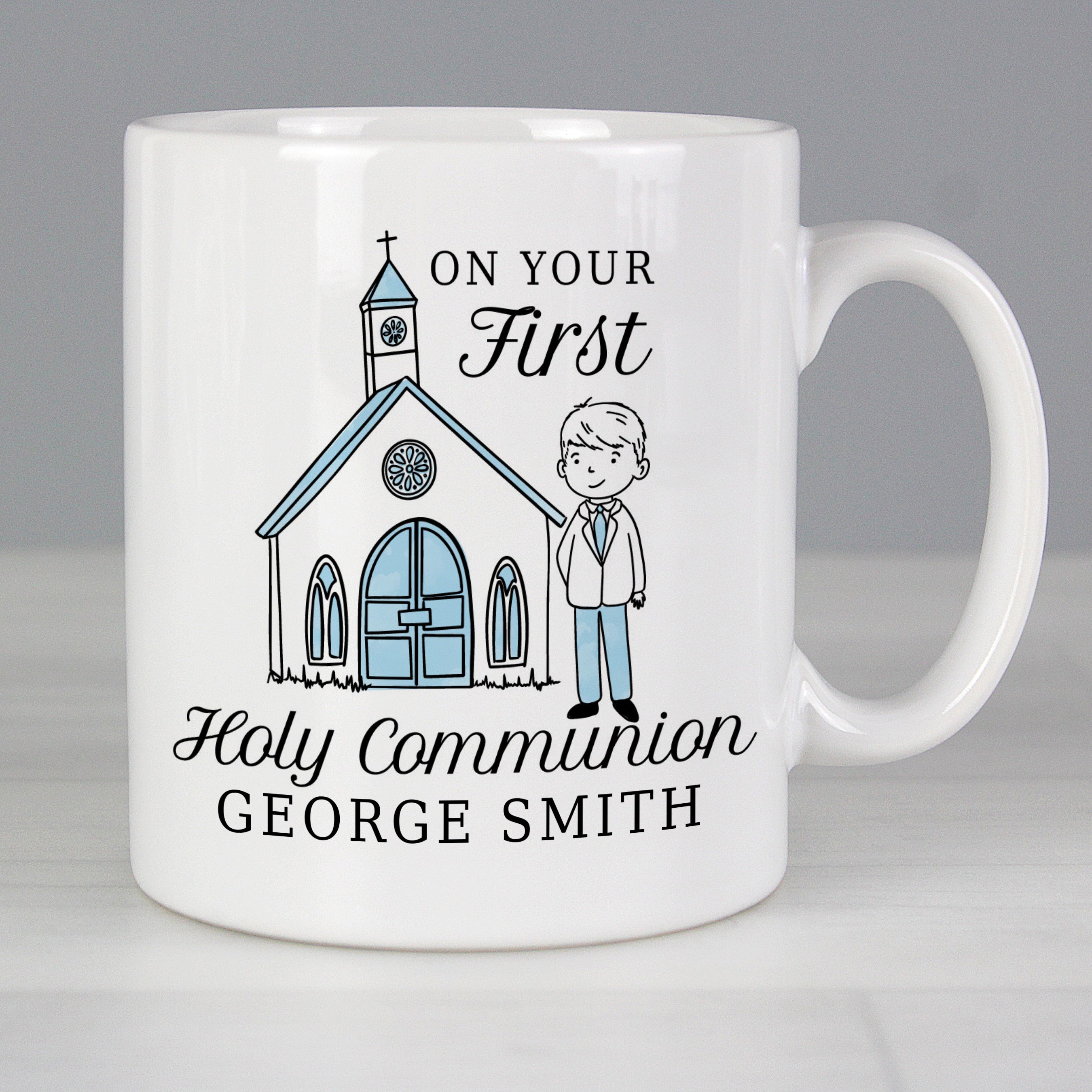 Personalised Boys First Holy Communion Mug from Heartfelt Gifts