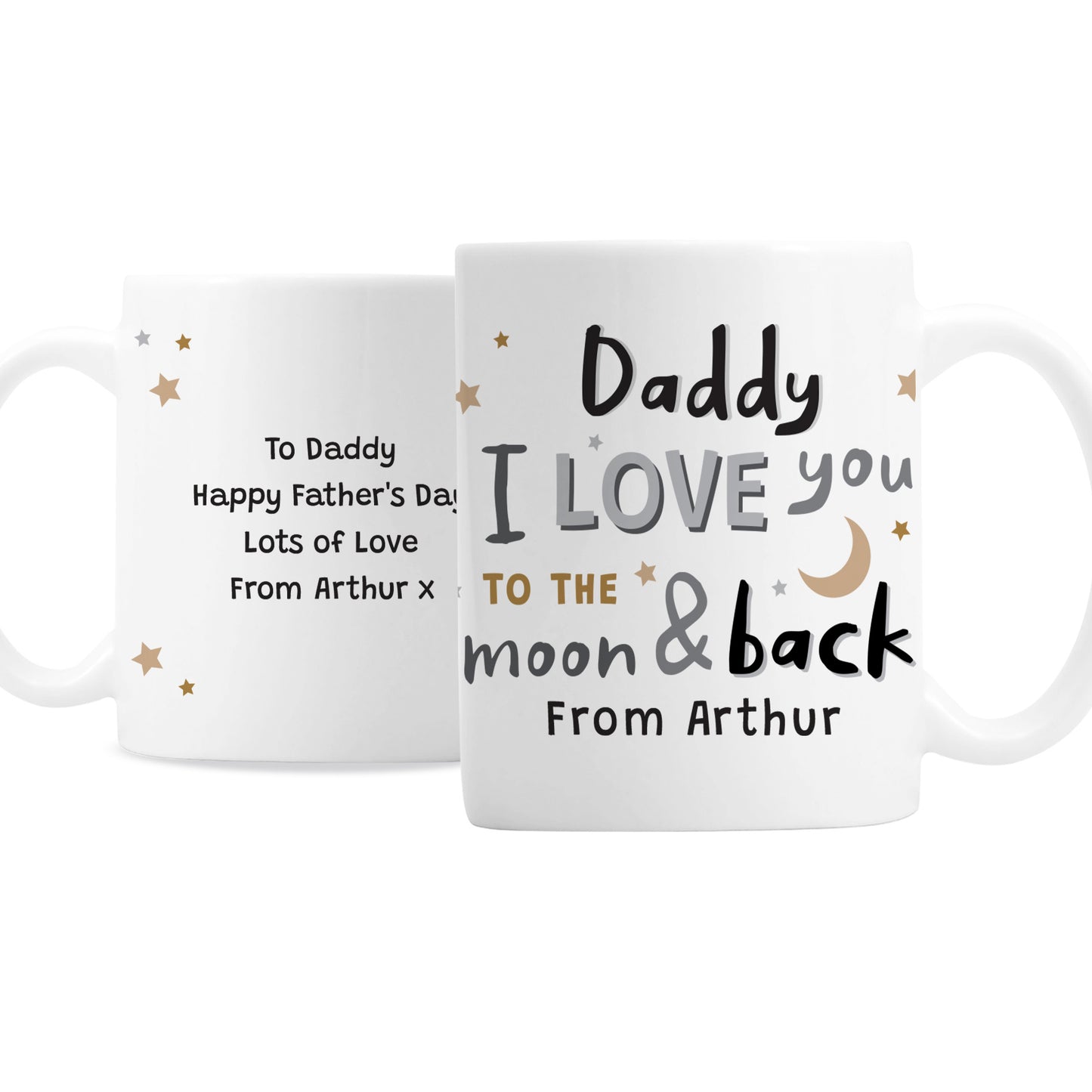 Personalised To the Moon and Back Mug - image 2