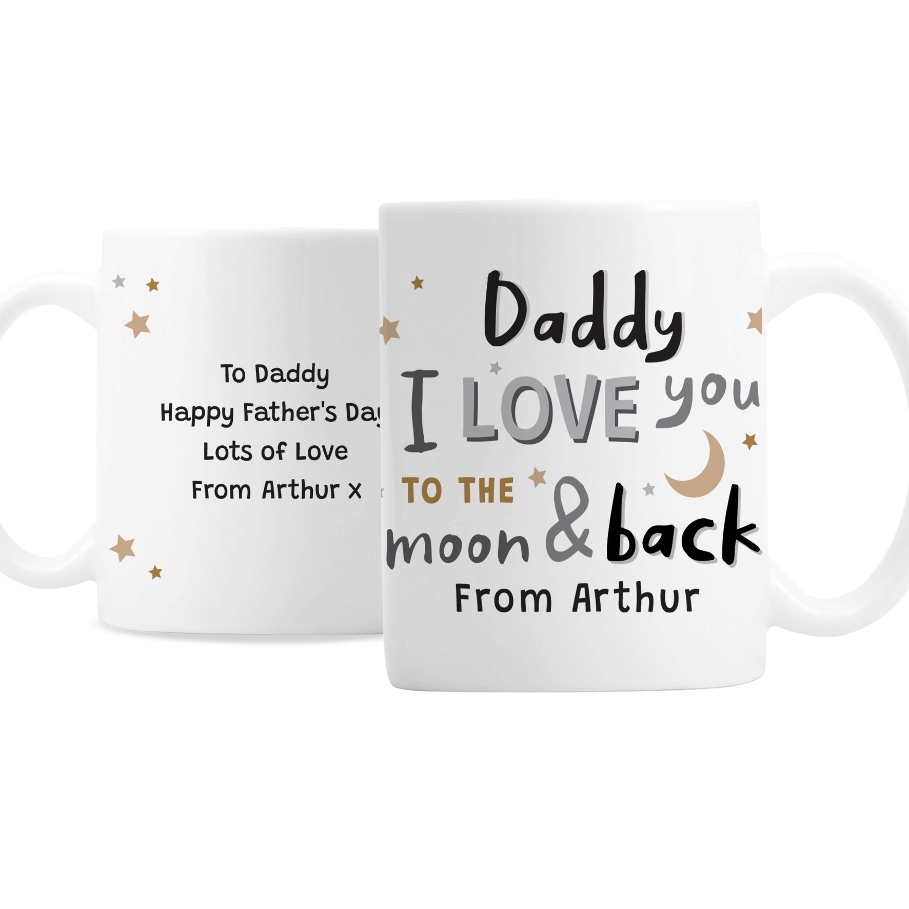 Personalised To the Moon and Back Mug - image 2